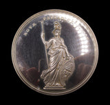 1707 Queen Anne Union Of Scotland & England 70mm Silver Medal - Pinches Restrike