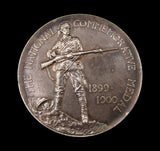 1900 South African War 45mm Silver Commemorative Medal - By Bowcher