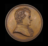 1877 The Royal Society 76mm Uniface Trial Davy Medal - By Macphail