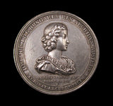 Hungary 1687 Joseph I Coronation 39mm Silver Medal - By Brunner