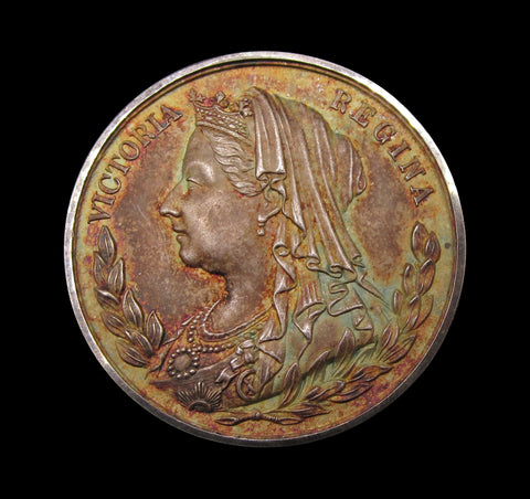 1897 Diamond Jubilee Most Illustrious Reign 32mm Silver Medal