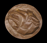 2013 British Art Medal Society 'Apples, Mythic and Cubist' Medal - By Richard Rome
