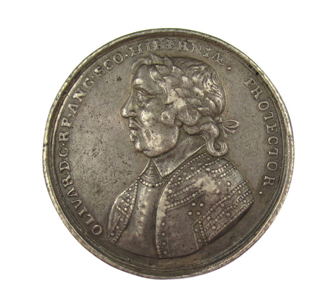 1655 Subservience To Britain By France & Spain Cromwell 46mm Medal