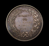 1827 University College London 38mm Silver Prize Medal - Cased
