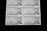 Bank Of England 10 x Consecutive Page £5 Five Pound Notes
