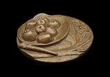 2013 British Art Medal Society 'Apples, Mythic and Cubist' Medal - By Richard Rome
