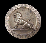 1935 George V Silver Jubilee 51mm Silver Cased Medal - By Fray