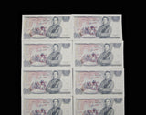 Bank Of England 10 x Consecutive Page £5 Five Pound Notes