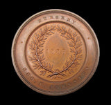 1883 Edinburgh University 52mm Bronze Prize Medal