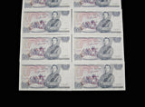 Bank Of England 10 x Consecutive Page £5 Five Pound Notes