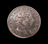 William & Mary 1689 Maundy Fourpence - NEF