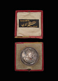 1902 Edward VII Coronation Halifax 38mm Silver Medal - By Fenwick
