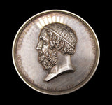 1824 Edinburgh Academy 51mm Silver Homer Medal - By Wyon