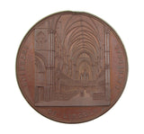 c.1850 Lincoln Cathedral 61mm Bronze Medal - By Davis