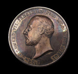 1907-1908 Prince Of Wales Technological Examination 51mm Silver Medal - Pair
