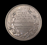 1934 The Shorthorn Society 51mm Silver Medal - By Pinches