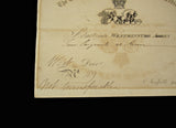 1831 William IV & Queen Adelaide Coronation Ticket to Westminster Abbey