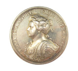 1704 Queen Anne's Bounty 44mm Silver Medal - By Croker