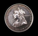 1897 Diamond Jubilee Sexagenary 32mm Silver Medal