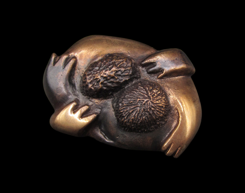 2021 British Art Medal Society 'I Need Company – I Need Human Heat' Medal - By Carly Wilson