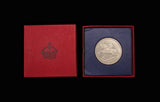 George V 1935 Rocking Horse Specimen Crown - Cased