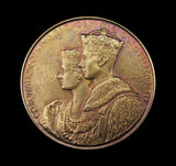 1937 George VI Coronation Thames Sailing Barge Race 38mm Gold Medal
