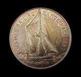1937 George VI Coronation Thames Sailing Barge Race 38mm Gold Medal