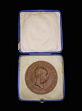 Austria 1873 Vienna Exhibition 70mm Bronze Medal - Cased