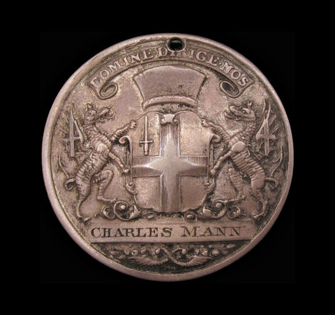 1801-1815 Stock Brokers Pass Silver Medal By Milton - Naylor Type 5