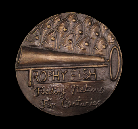 2018 British Art Medal Society 'Trophy Fish' Medal - By Duncan Walters