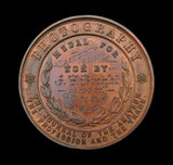 1890 Crystal Palace Photographic Exhibition 41mm Medal - By Pinches