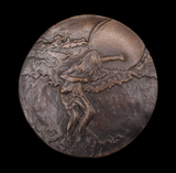 2017 British Art Medal Society 'Swanpool: Weather Station' Medal - By Nicola Kerslake