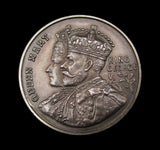 1914 George V & Mary Royal Visit To Birkenhead 38mm Cased Medal
