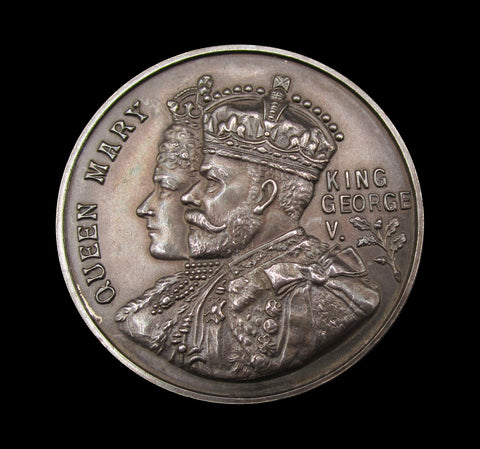 1914 George V & Mary Royal Visit To Birkenhead 38mm Cased Medal