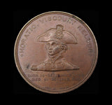 1897 Lord Nelson's Flagship Foudroyant 37mm Copper Medal