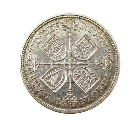 George V 1927 Proof Florin - A/UNC