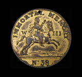 c.1800 Orange Association 'Immortal Memory' 39mm Gilt Medal