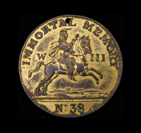 c.1800 Orange Association 'Immortal Memory' 39mm Gilt Medal