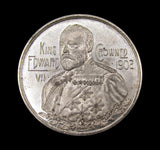 1902 Edward VII Coronation 45mm Medal - By Lauer