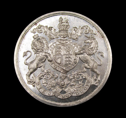 1902 Edward VII Coronation 45mm Medal - By Lauer