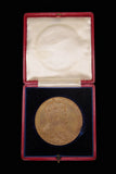 1902 Edward VII Coronation 55mm Bronze Medal - Cased
