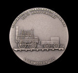 1975 Stockton & Darlington Railway 150th Anniversary 38mm Silver Medal