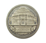 1872 Fine Arts Exhibition 30mm White Metal Medal - Struck In Exhibition