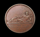 France 1798 Napoleon Egypt Conquest 33mm Bronze Medal - By Brenet