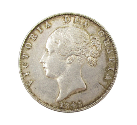 Victoria 1845 Halfcrown - EF