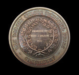 1951 Edinburgh University Robert Wilson Memorial Prize 52mm Silver Medal - By Kirkwood