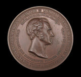 1859 Lord Dudley Coutts Stuart 63mm Memorial Medal - By Bovy