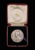 1911 George V Coronation 51mm Silver Medal - Cased