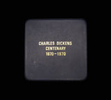 1970 Charles Dickens Centenary 64mm Gilt Silver Medal - By Vincze