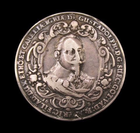 Sweden 1631 Battle Of Lutzen 52mm Silver Medal - By Daadler